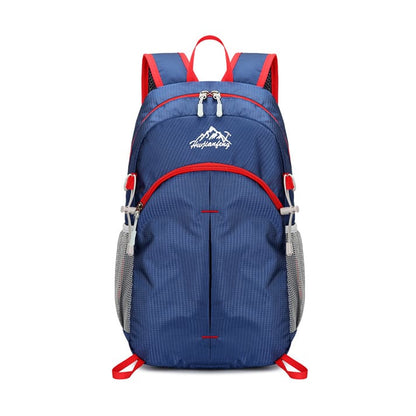 Men's and women's outdoor cycling leisure travel backpack wear-resistant folding waterproof nylon backpack - China Guangzhou professional luggage manufacturer - Support brand customization, OEM and ODM.