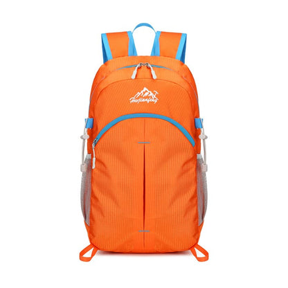 Men's and women's outdoor cycling leisure travel backpack wear-resistant folding waterproof nylon backpack - China Guangzhou professional luggage manufacturer - Support brand customization, OEM and ODM.