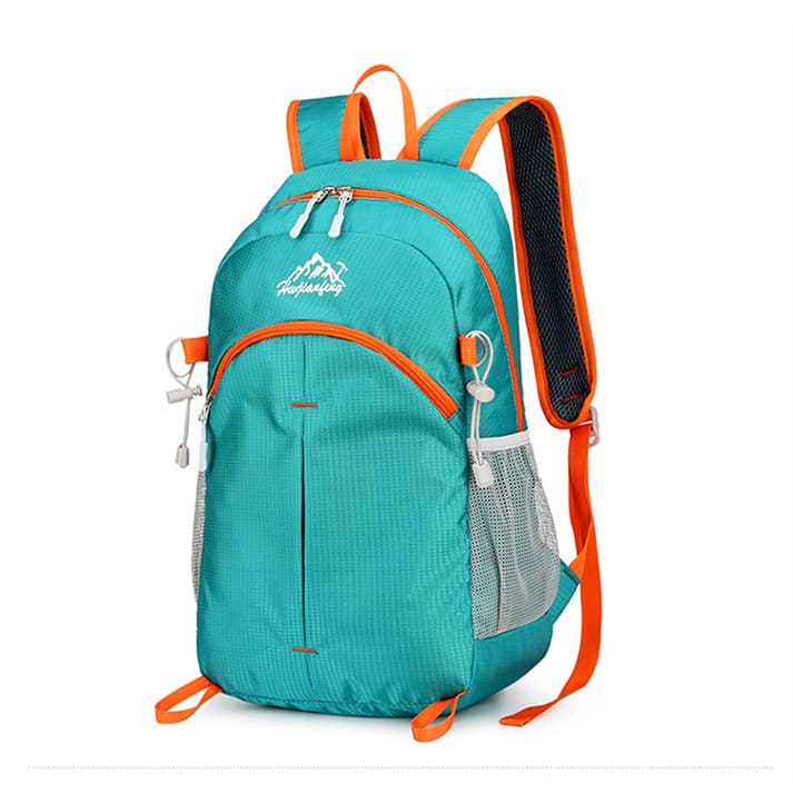 Men's and women's outdoor cycling leisure travel backpack wear-resistant folding waterproof nylon backpack - China Guangzhou professional luggage manufacturer - Support brand customization, OEM and ODM.
