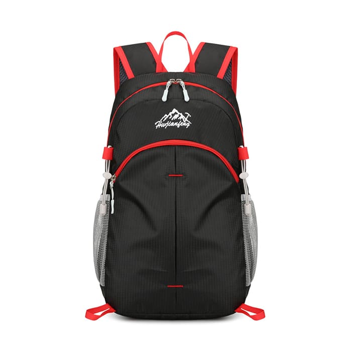 Men's and women's outdoor cycling leisure travel backpack wear-resistant folding waterproof nylon backpack - China Guangzhou professional luggage manufacturer - Support brand customization, OEM and ODM.