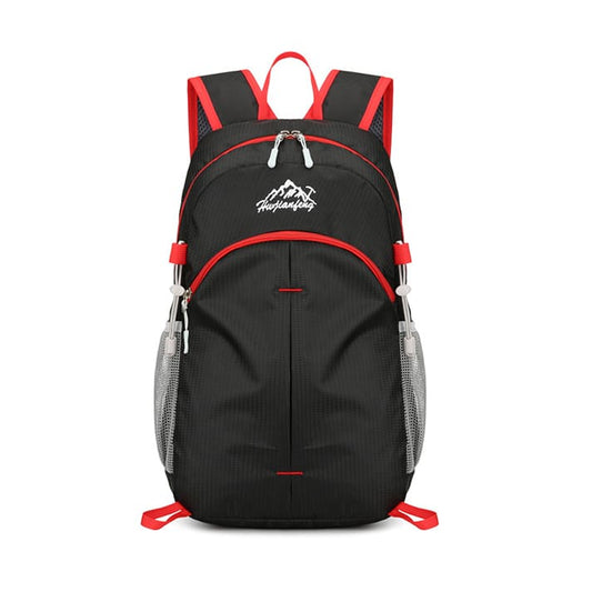 Men's and women's outdoor cycling leisure travel backpack wear-resistant folding waterproof nylon backpack - China Guangzhou professional luggage manufacturer - Support brand customization, OEM and ODM.