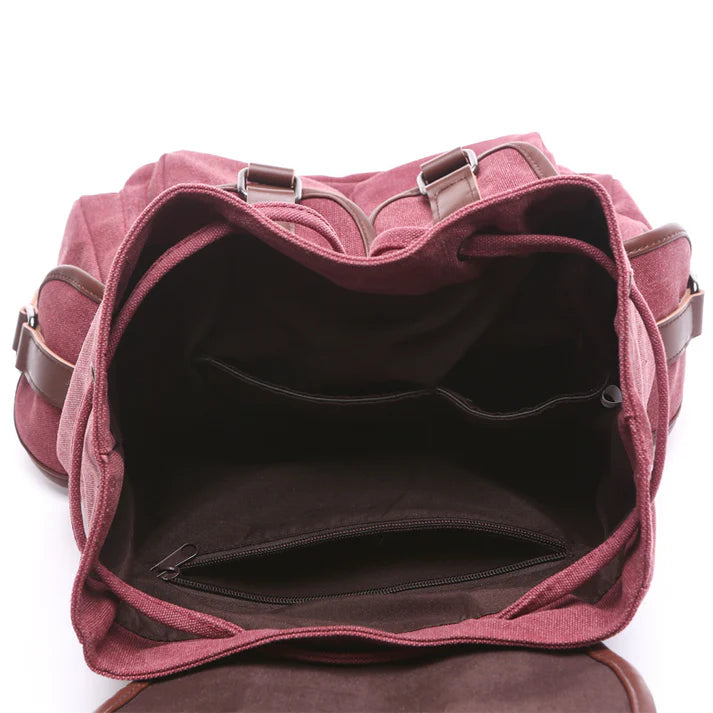 Korean Trendy Canvas Backpack - Student Travel Bag
