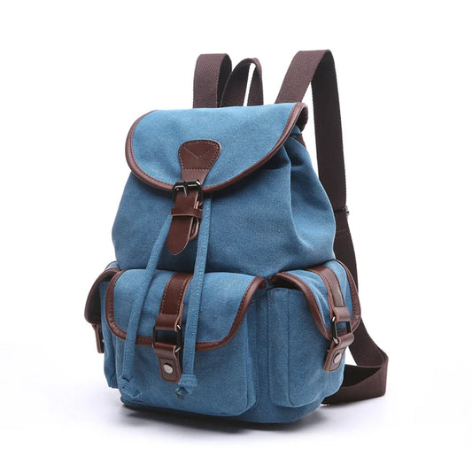 Korean Trendy Canvas Backpack - Student Travel Bag