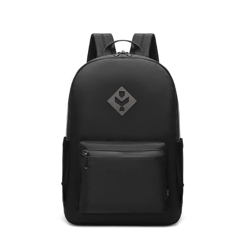 Lightweight nylon waterproof backpack for daily use-black