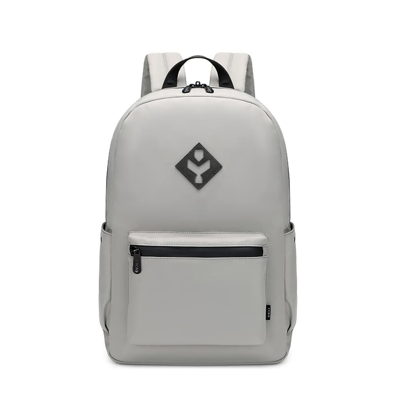 Lightweight nylon waterproof backpack for daily use-grey