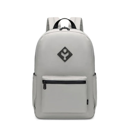 Lightweight nylon waterproof backpack for daily use-grey