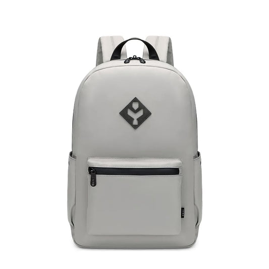 Lightweight nylon waterproof backpack for daily use-grey