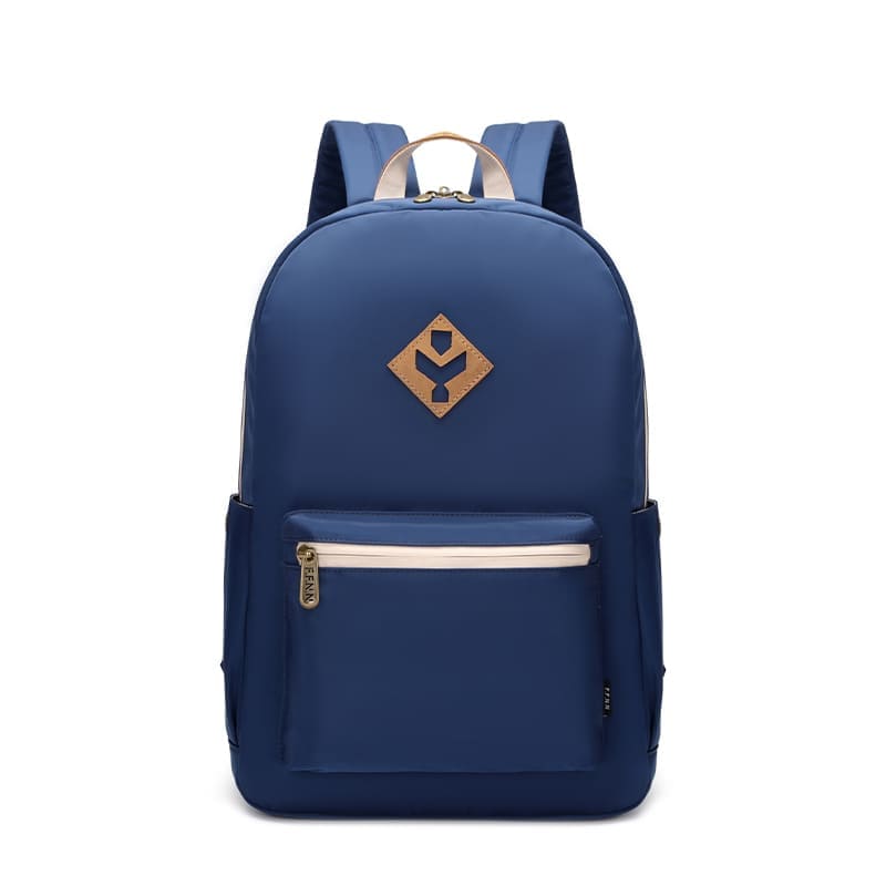 Lightweight nylon waterproof backpack for daily use-blue