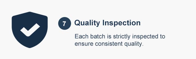 Performing strict quality inspections on each batch to ensure consistent factory manufacturing standards.