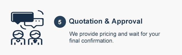 Providing project quotation and awaiting client approval for OEM or ODM bag production.