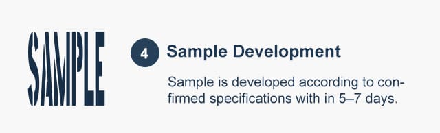 RANGE factory producing sample bags to confirm design, materials, and craftsmanship before mass production.