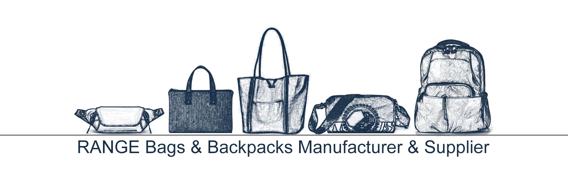 RANGE Guangzhou bag manufacturer providing full OEM and ODM customization for handbags, backpacks, and travel gear.