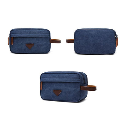 Portable Canvas Clutch for Key purse Toiletries storage bag-3011- Guangzhou, China professional bags & case manufacturer - Support custom and OEM
