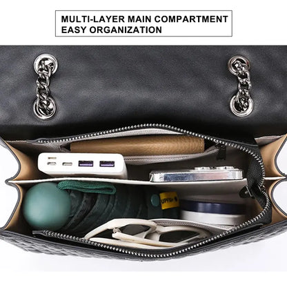 Handbag internal zipper pocket structure