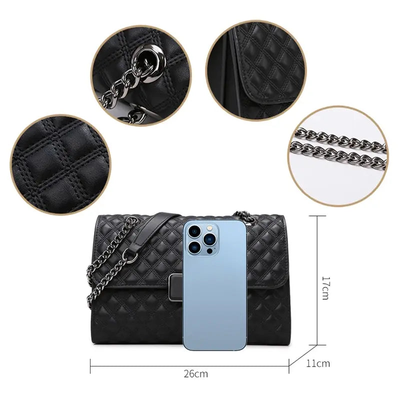 Shoulder sling bag size reference 26x11x17cm