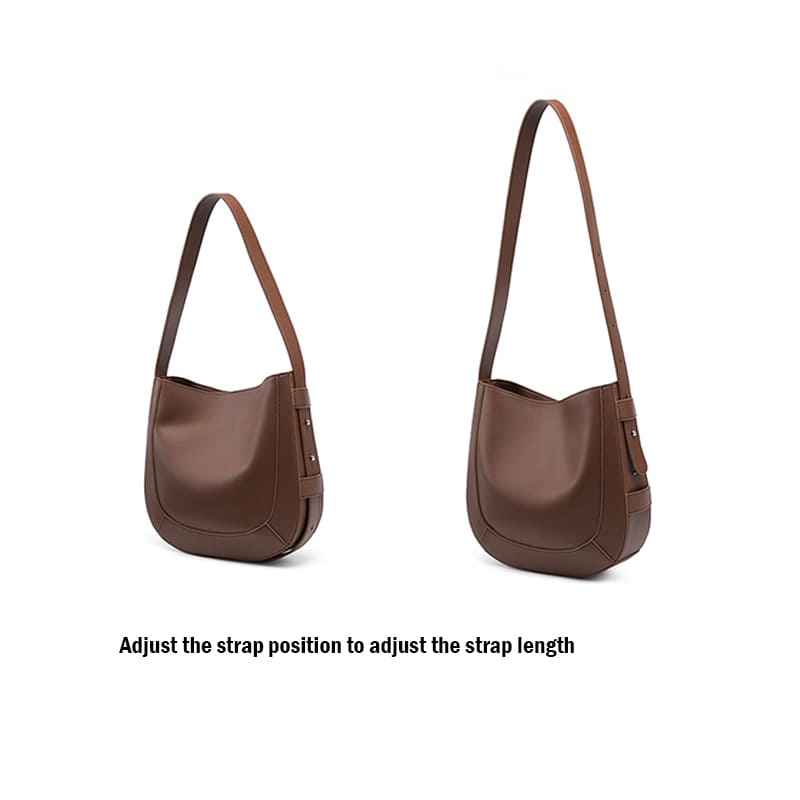 Retro For Women's Crossbody Bags Stylish cowhide leather shoulder bag Adjust the strap length
