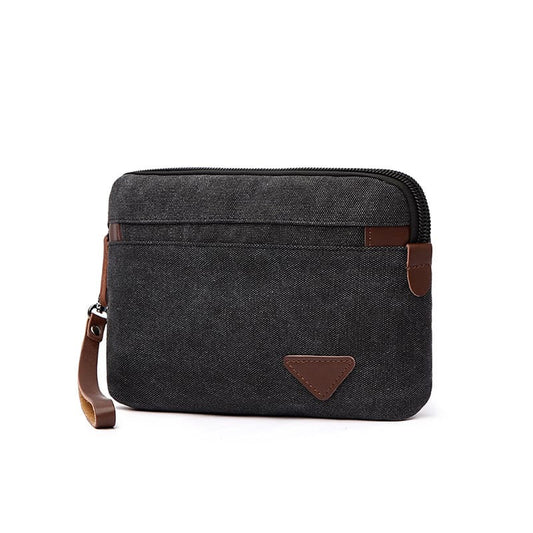 Simple Canvas Clutch Wallet - Minimalist Purse Bag-3012- Guangzhou, China professional bags & case manufacturer - Support custom and OEM