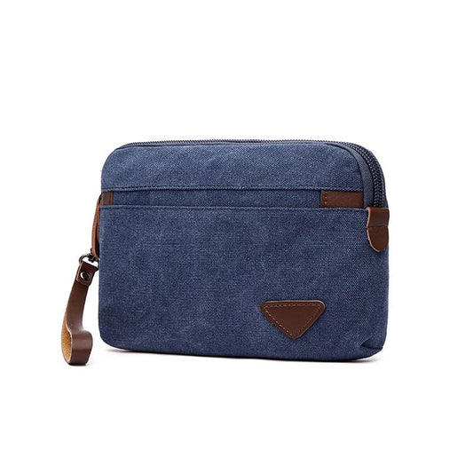 Simple Canvas Clutch Wallet - Minimalist Purse Bag-3012- Guangzhou, China professional bags & case manufacturer - Support custom and OEM