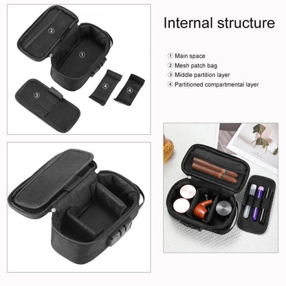 Smell Proof Carbon Stash Case detail view showing activated carbon layer