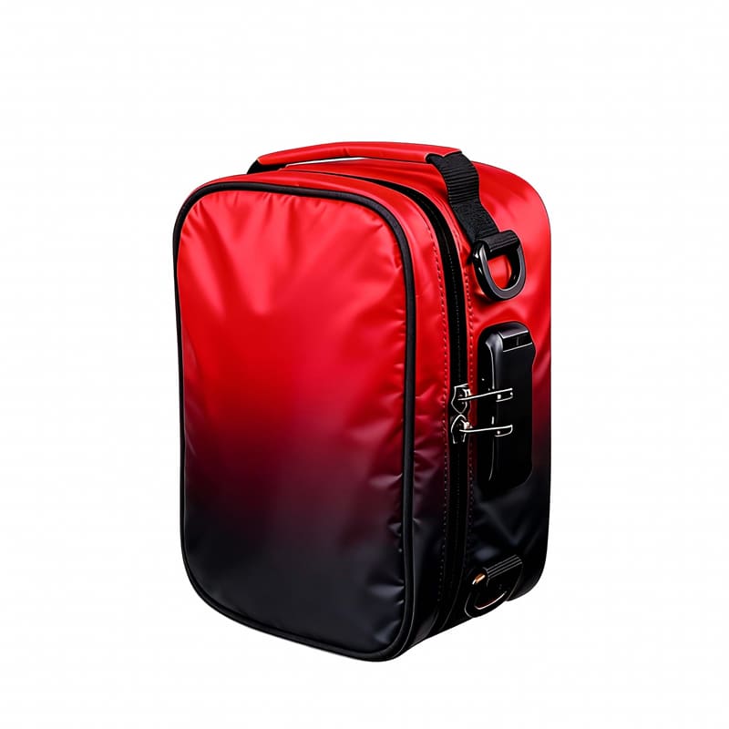 Smell proof sling stash bag waterproof nylon daily use-red