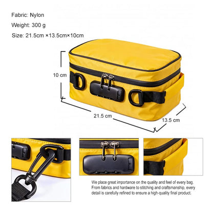 Smell proof bag activated carbon lining and zipper detail