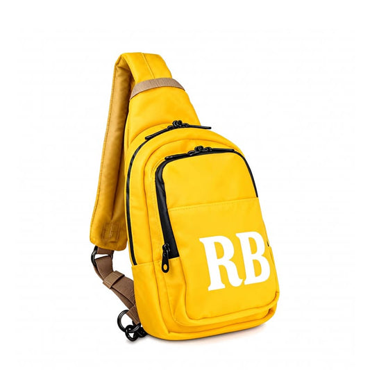 Smell proof crossbody stash bag with waterproof nylon shell