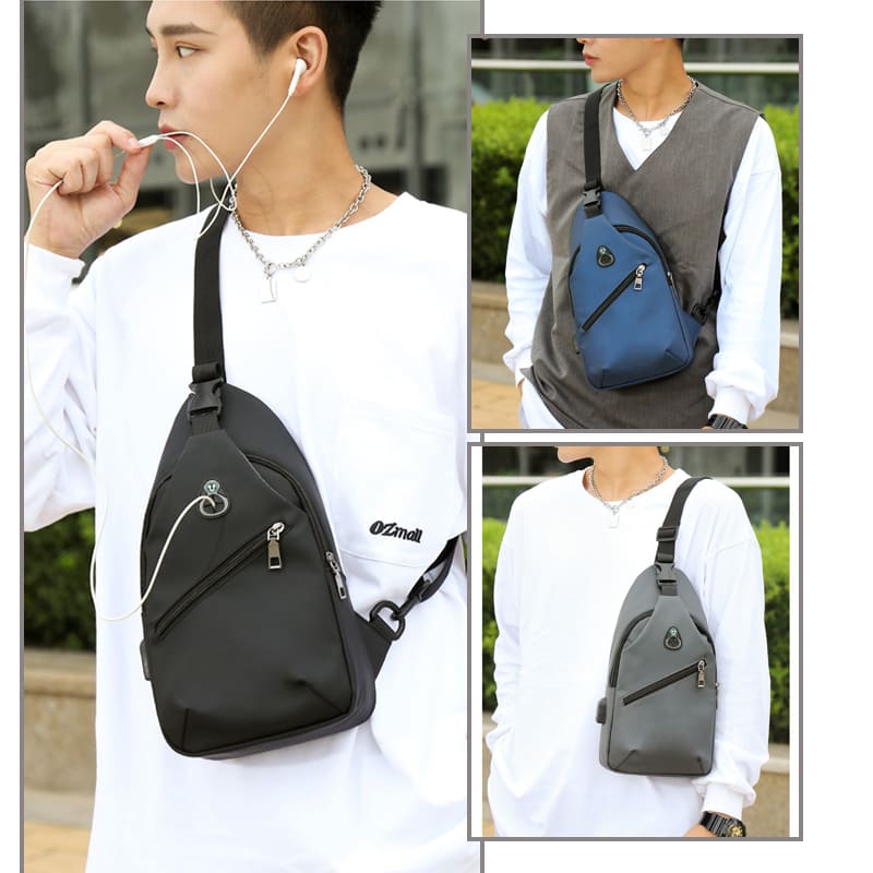 Oxford shoulder bag styled for daily and college use