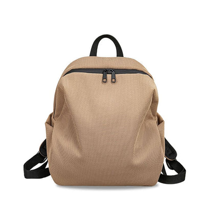 Women Nylon Backpack for Daily Use-Apricot