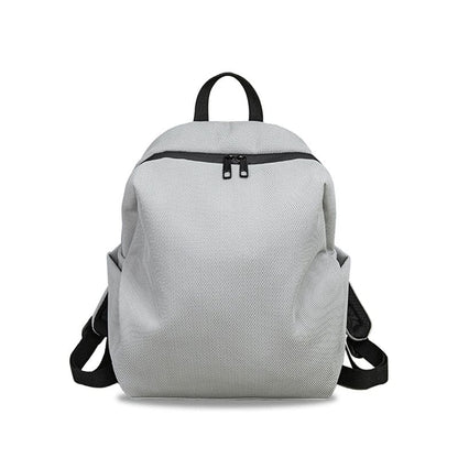 Women Nylon Backpack for Daily Use-Grey
