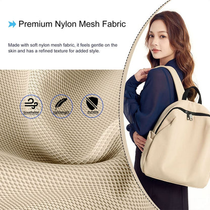 Lightweight women’s backpack made with soft nylon