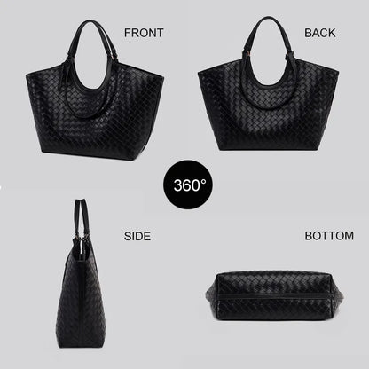 Woven tote bag product detail