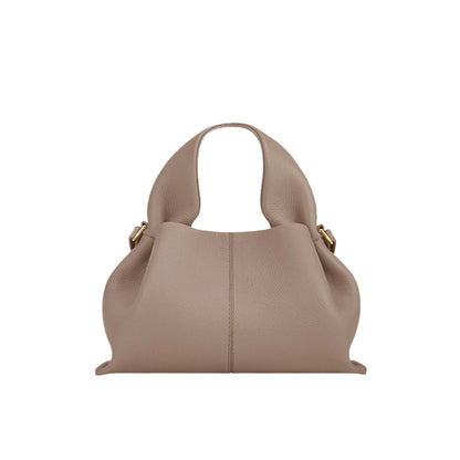 Light gray hobo bag large size versatile neutral
