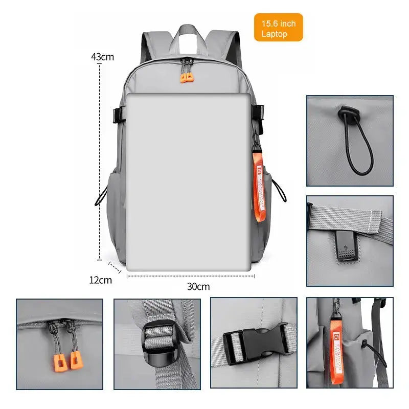 Laptop Backpack interior view - Business Commuter Laptop Backpack