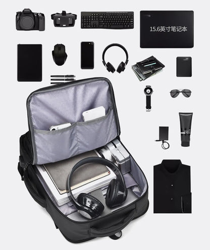 Range Bags Laptop Backpack Top View - Main Compartment with Quality Zipper and Grab Handle