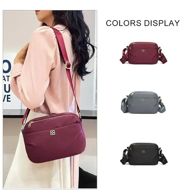 Nylon sling bag fabric texture lightweight material