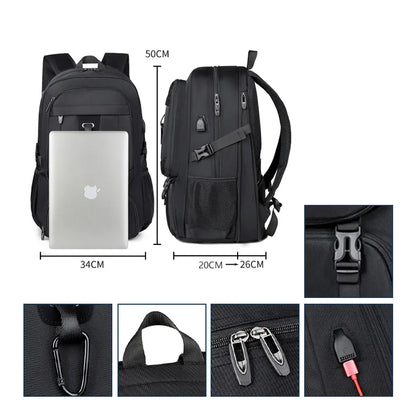 Range Bags Sports Backpack Interior - Multiple Compartments for Laptop Clothes and Sports Gear