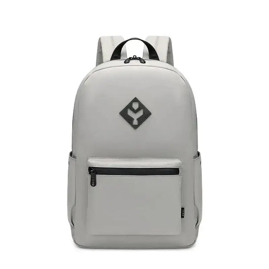 Lightweight nylon waterproof backpack for daily use-grey