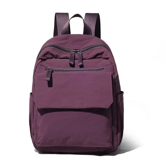 Range Bags Nylon Backpack Top View - Main Compartment with Quality Zipper Closure