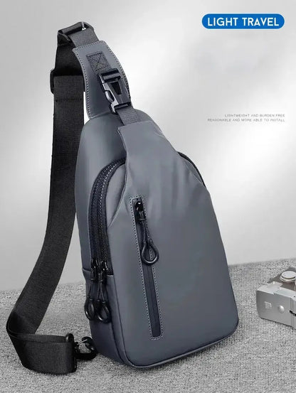Range Bags PU Sling Bag Pocket Detail - Interior Organization for Documents