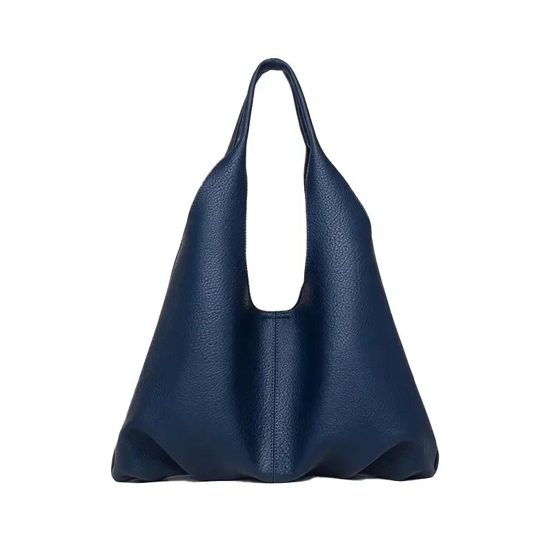 Soft PU Leather Hobo Tote Bag - Color Options - Full Color Range