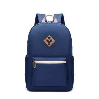 Lightweight nylon waterproof backpack for daily use-blue