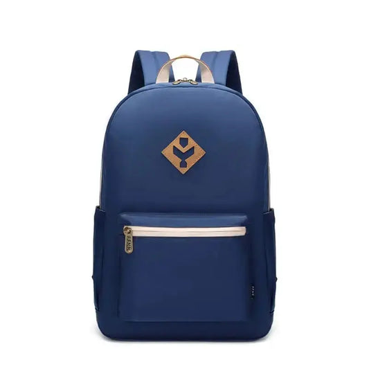 Lightweight nylon waterproof backpack for daily use-blue