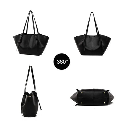 Women's Large Capacity PU Leather Tote Bag  view 8