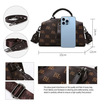 women's barrel handbag wholesale size comparison 25cm length