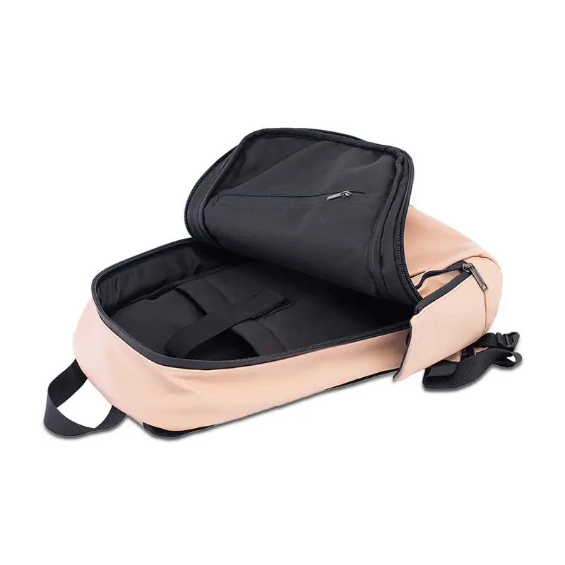 smell proof backpack nylon pink shoulder straps adjustable